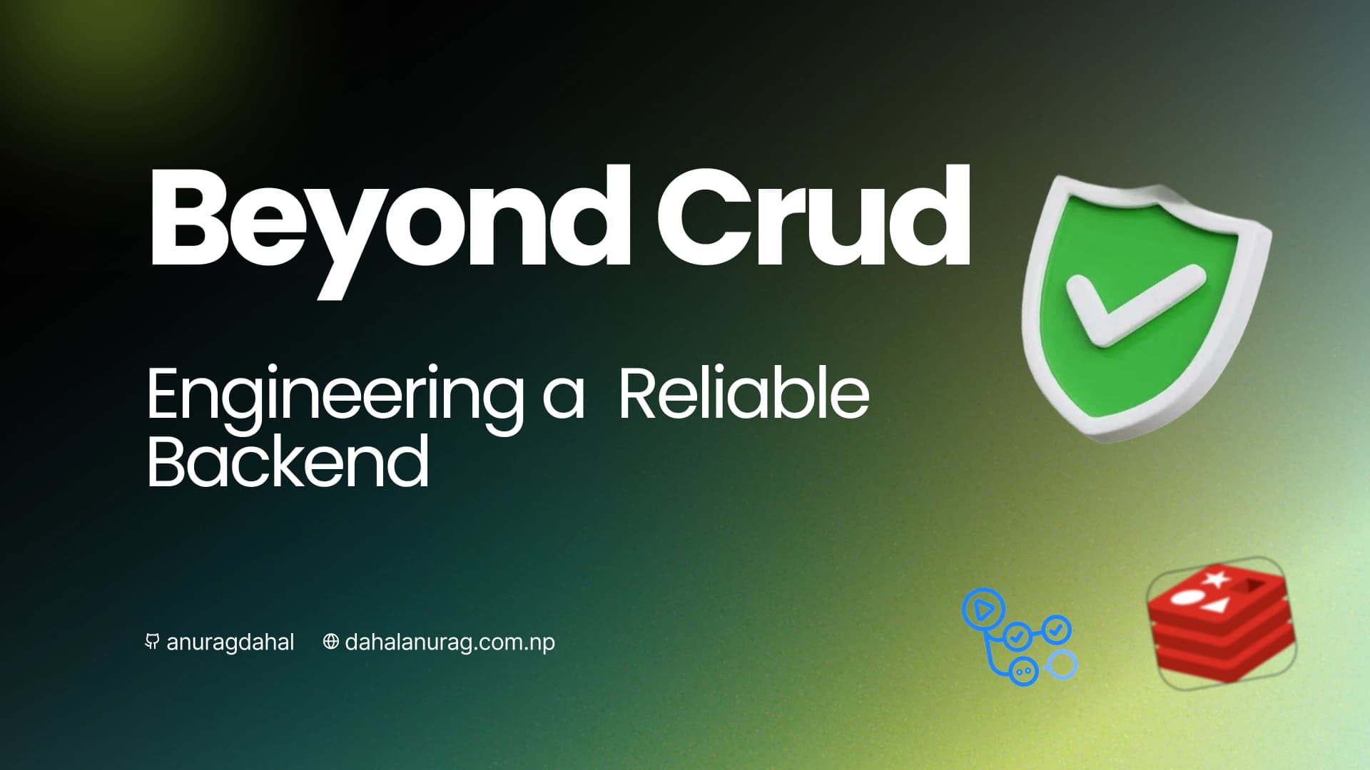 Beyond CRUD: Engineering a Reliable Backend article thumbnail